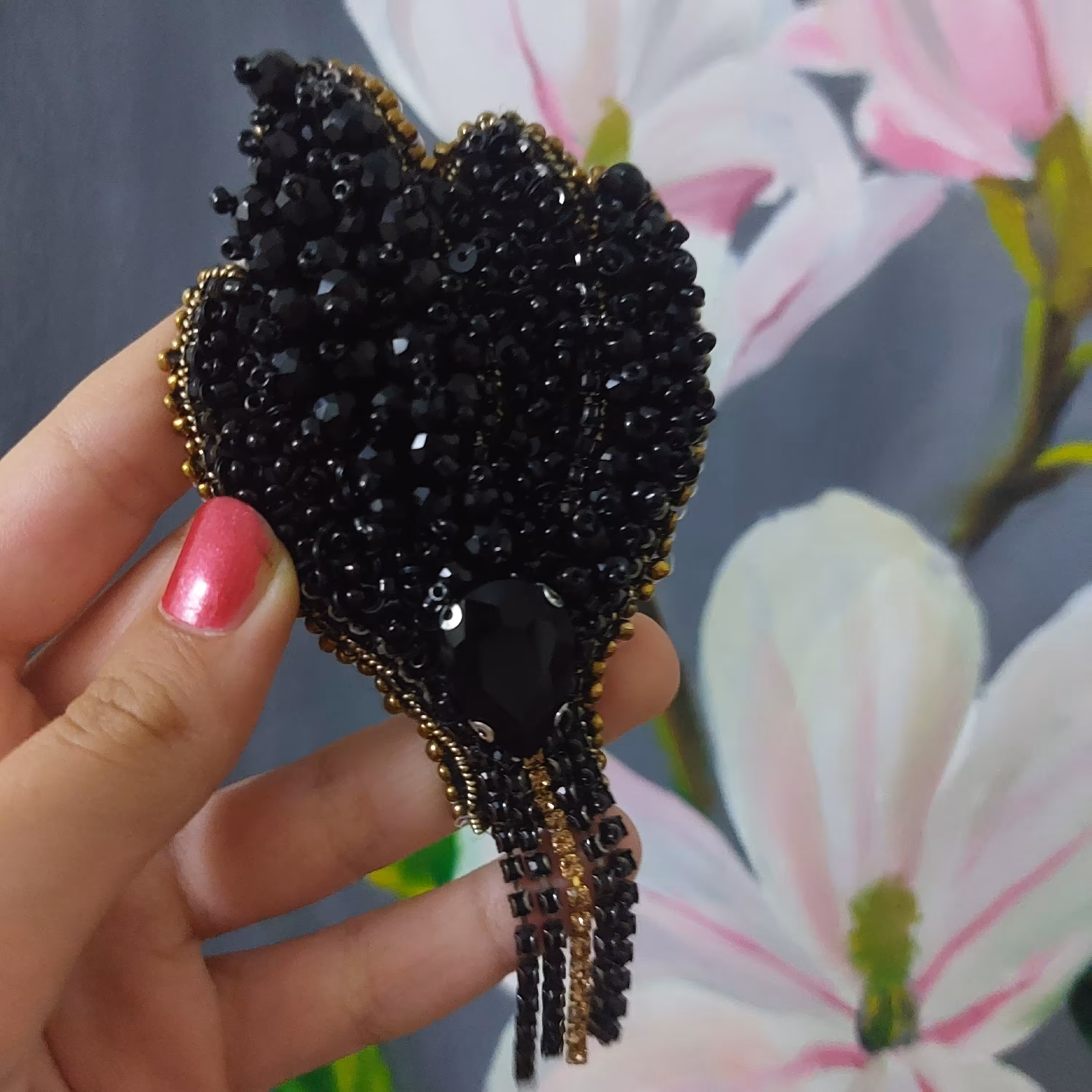 گلسینه جواهر دوزی شده