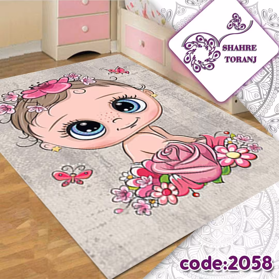 روفرشی کشدار  9 متری طرح کودک  کد 2058