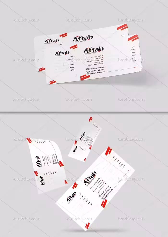 طرح قبض عکاسی لایه باز | گرافیک با طعم تربچه