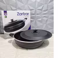 تابه گرانیتی دو دسته  سایز 38 مارک زرف زر با یک سال ضمانت 