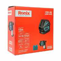 تراز لیزری رونیکس RH-9500   دوخط 120 درجه نور قرمز