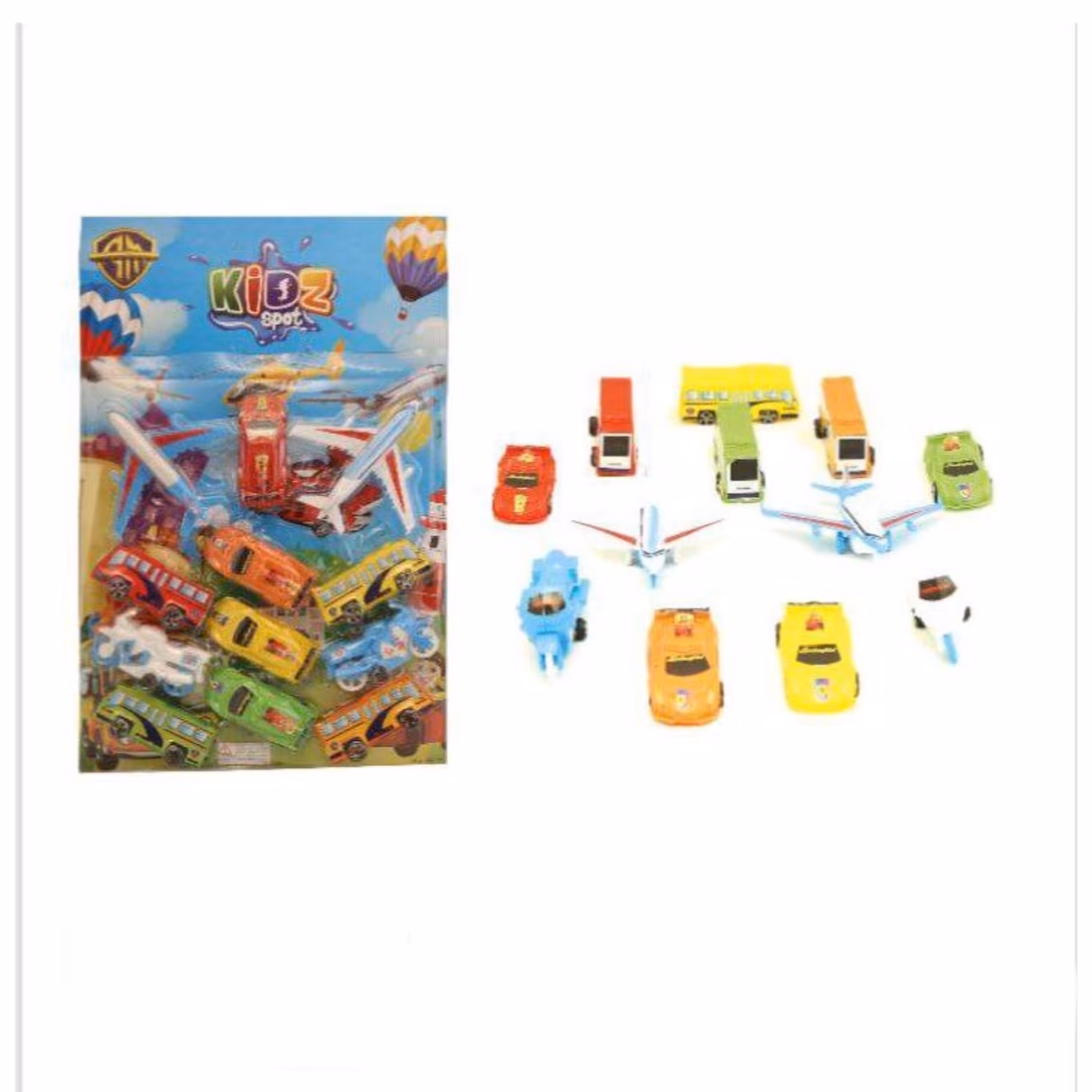 مجموعه ماشین و هواپیما 12 عددی روکارتی