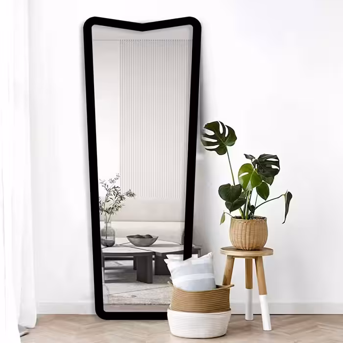 آینه قدی چوبی الف طرح سونیا 70-W-180