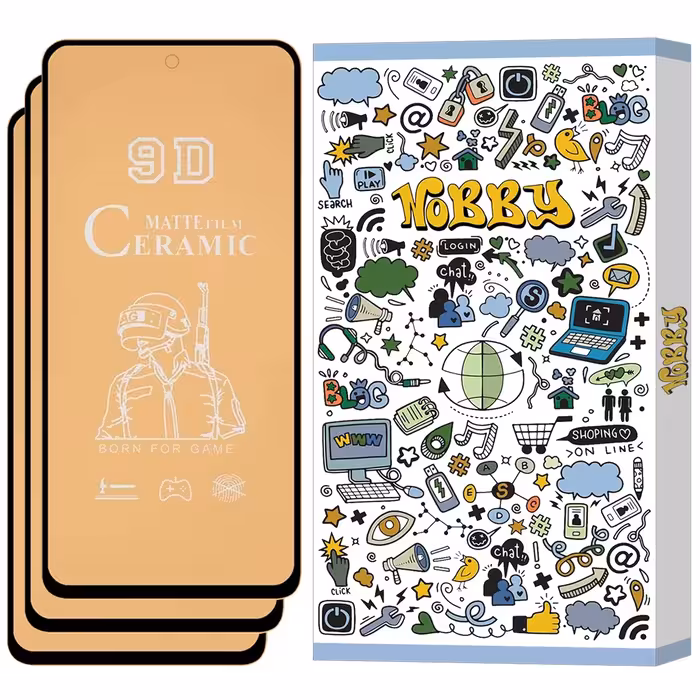 گلس سرامیکی مات مناسب برای گوشی موبایل شیائومی Redmi Note 11SE پک 3 عددی