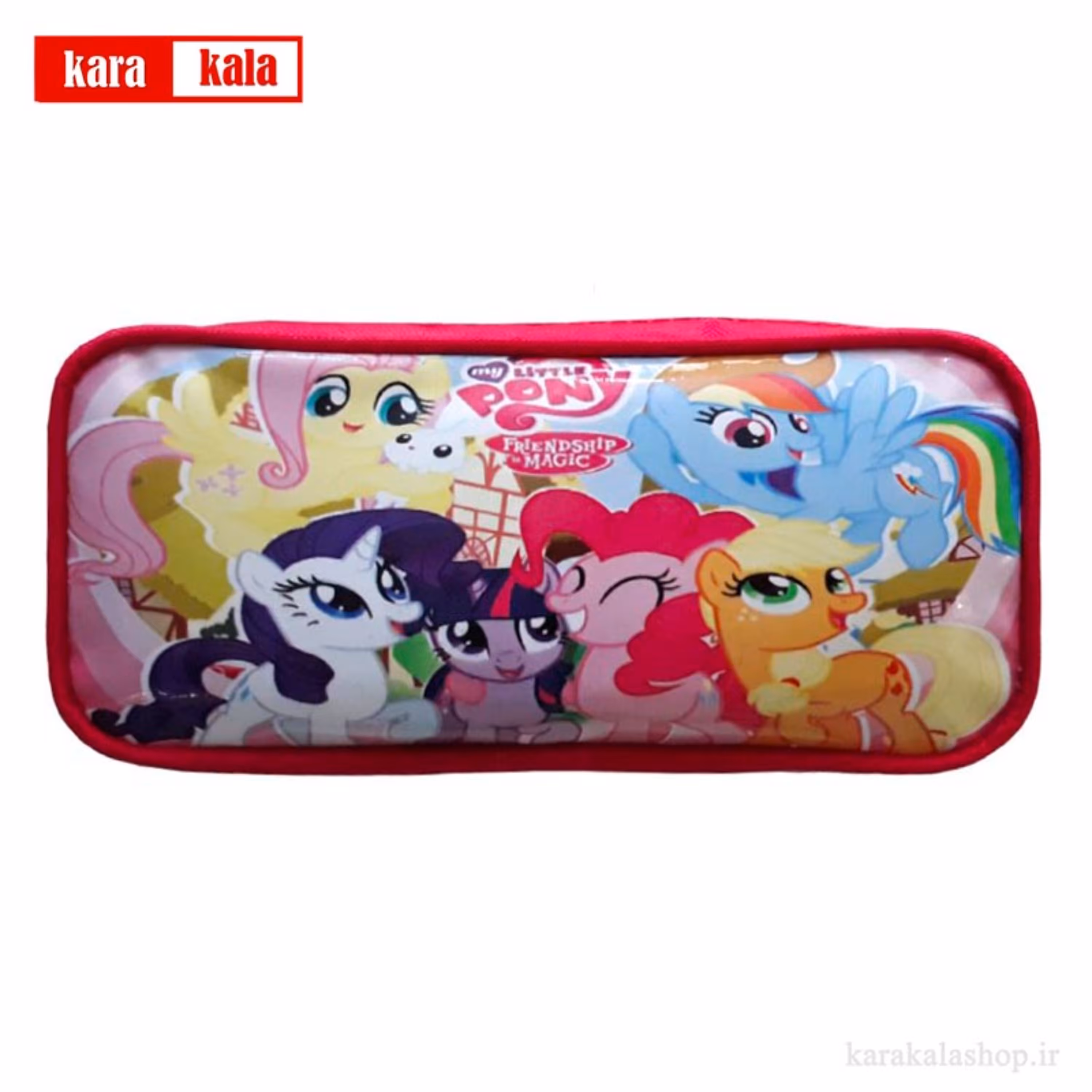 جامدادی سه زیپ طرح دخترک پونی کد JM 61