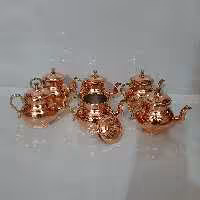 قوری زعفران دم کن مسی