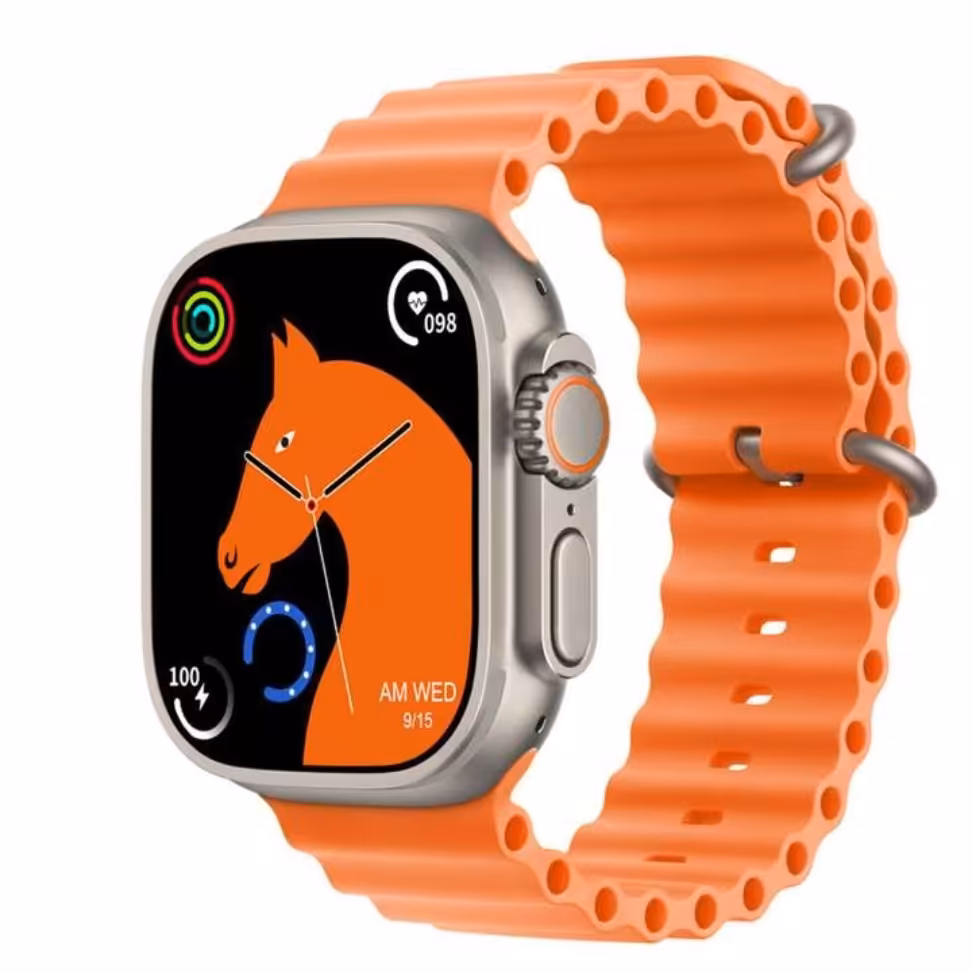 ساعت هوشمند طرح اپل واچ اولترا نارنجی