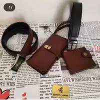 ست کیف پول چرم
