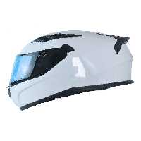 کلاه کاسکت موتورسیکلت سفید ایمنی موتور سیکلت ECE 22.R06 منظره یاب دوتایی MOTOANL