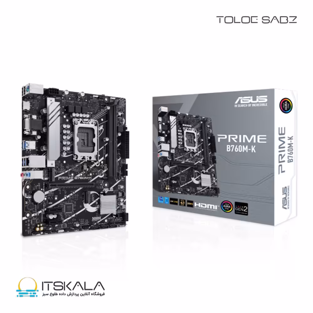 قیمت و خرید مادربرد ایسوس ASUS PRIME B760M-K | ITSKALA