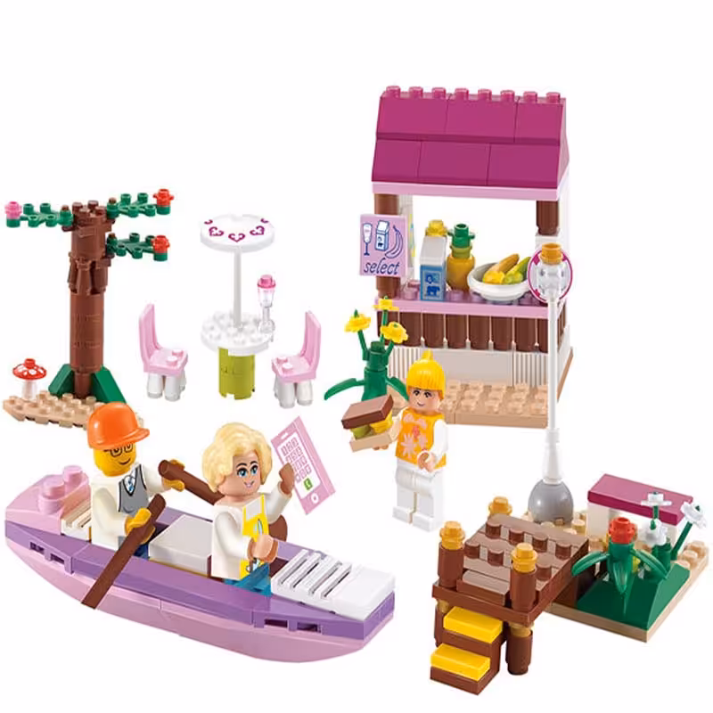 لگو دخترانه جشن کنار رودخانه 198 تکه کد 96016