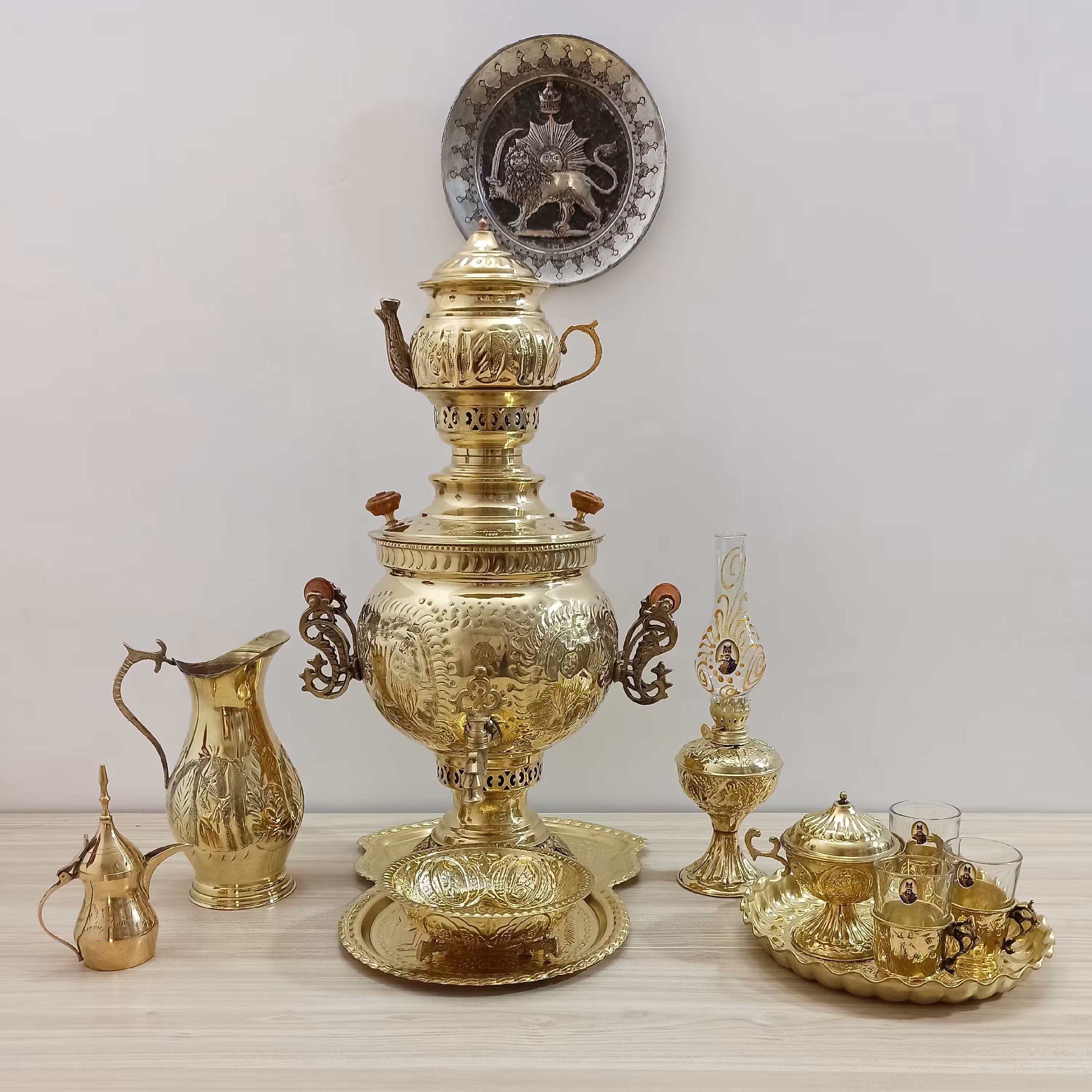 سماور ذغالی بزرگ 