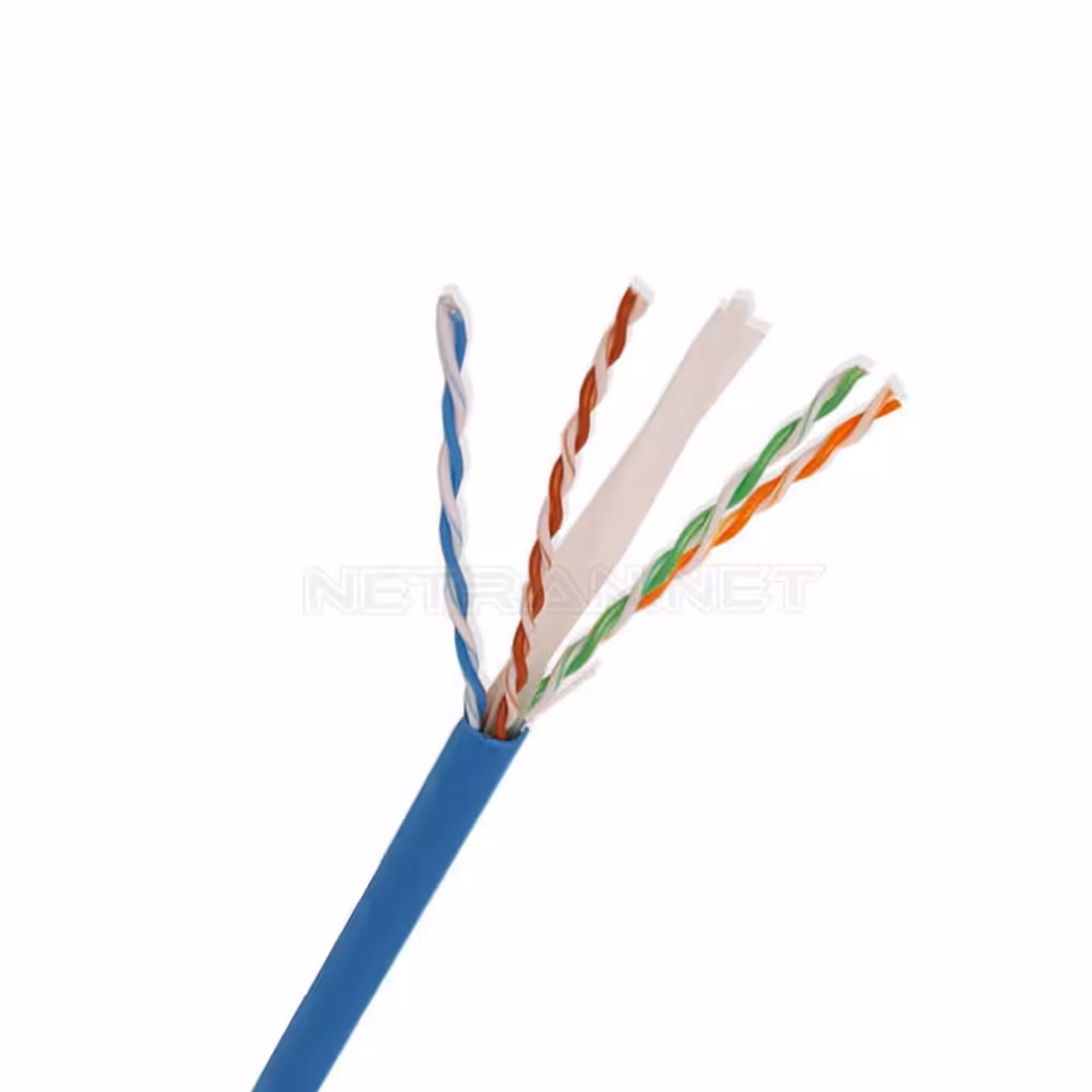 خرید کابل شبکه لگراند Cat6 UTP تمام مس تست فلوک پرمننت روکش PVC حلقه 305 متری | نت ران