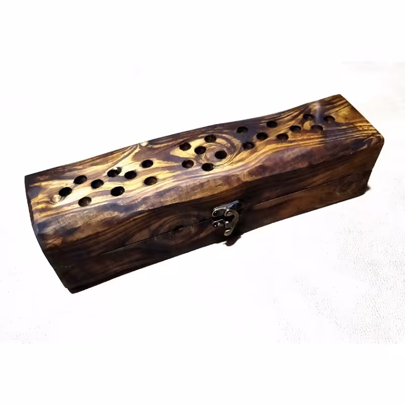 جاعودی چوبی دست ساز . چوب طبیعی  دارای رگه های طبیعی.چهارتراش. مناسب برای عود شاخه ای و مخروطی 