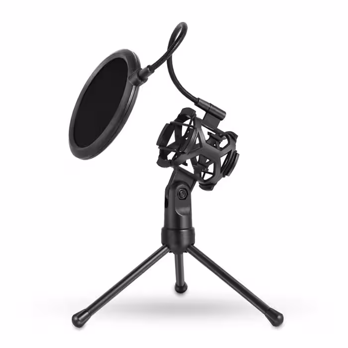 سه پایه میکروفون رومیزی پاپ فیلتر دار یانمای مدل PS-2