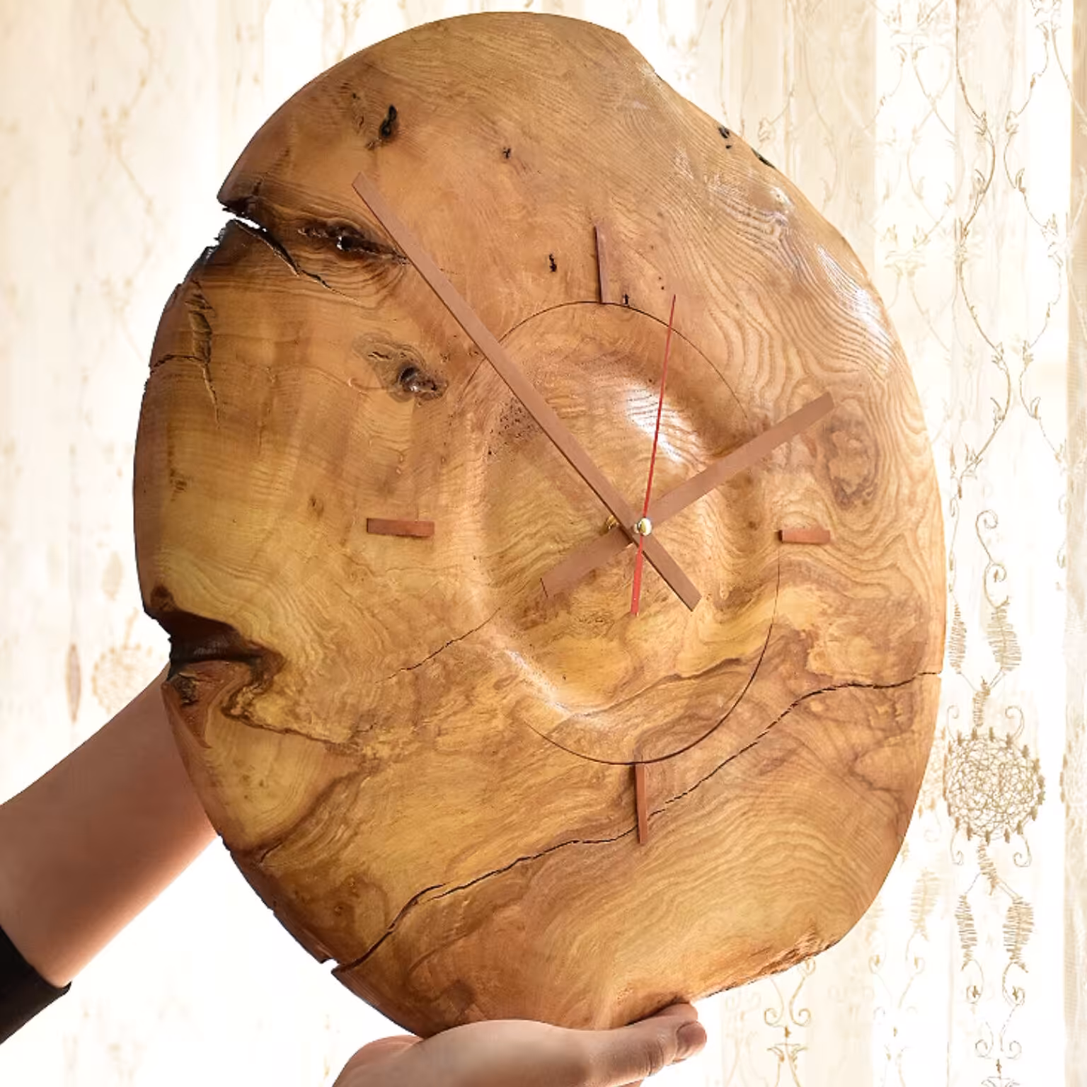 ساعت دیواری روستیک زیبا