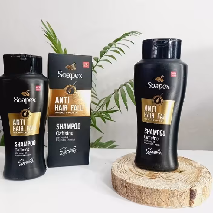 شامپو ضد ریزش مو سوپکس مدل کافئین caffeine حجم 400 میلی لیتر