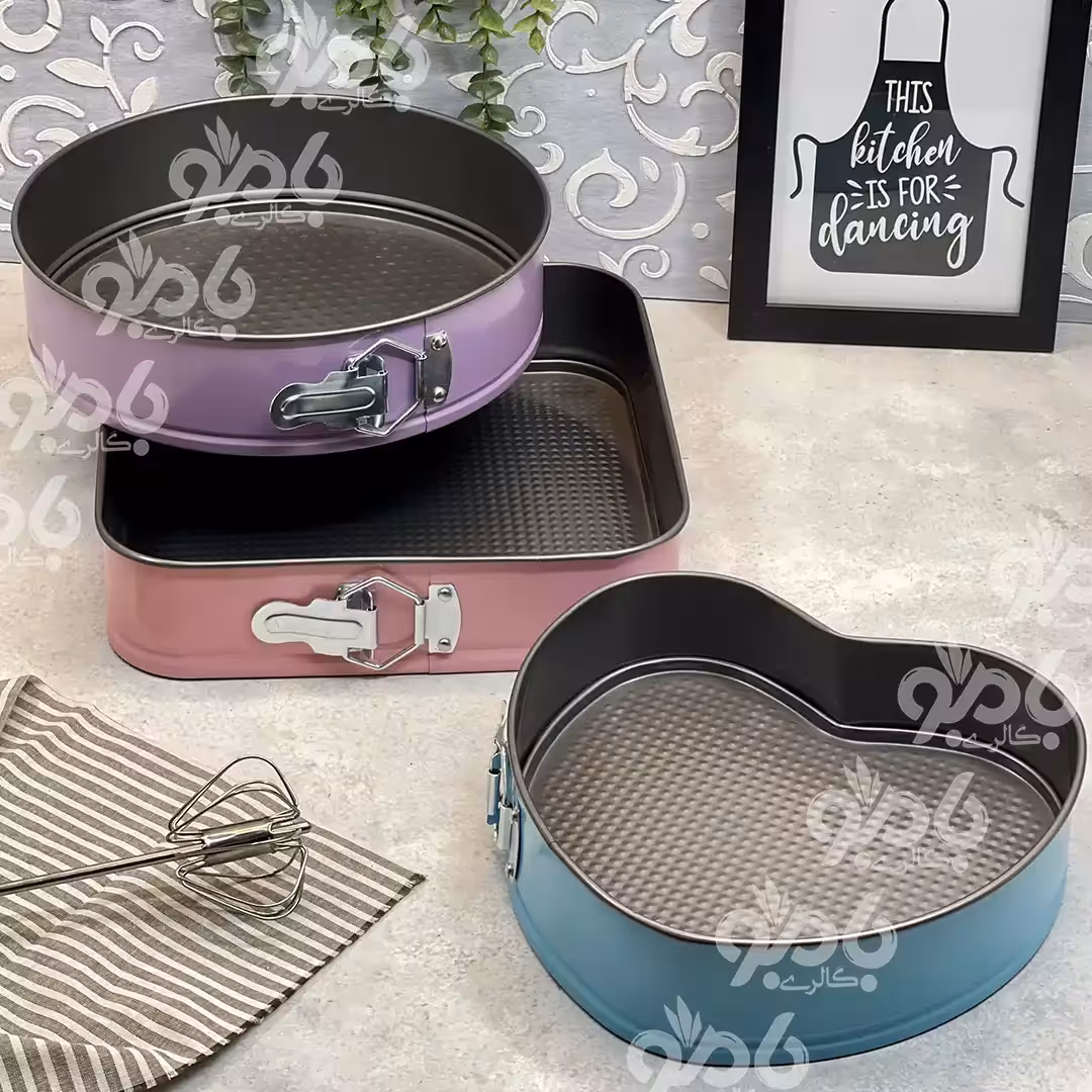 قالب کیک کمربندی 3عددی رنگی