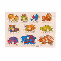 پازل چوبی کودک طرح  آموزش ریاضی مدل 705