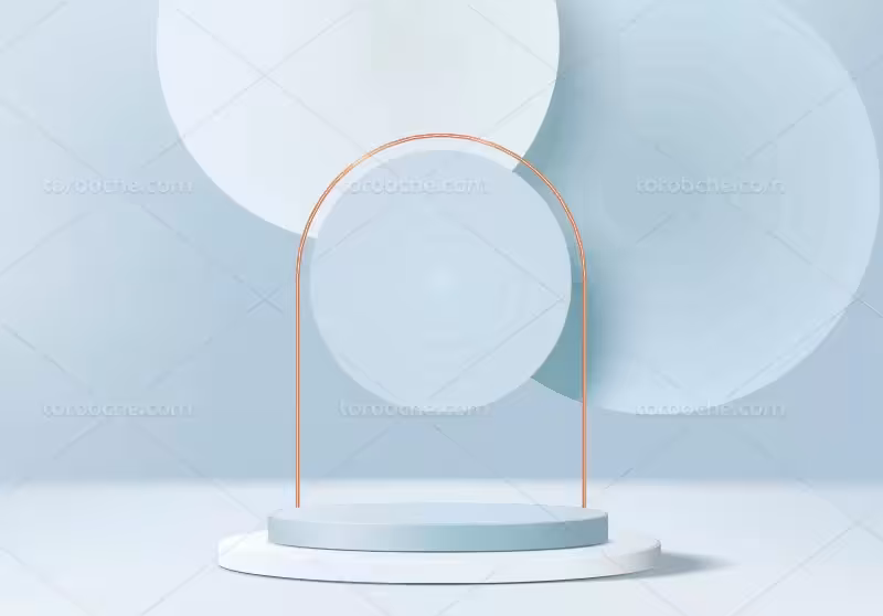 وکتور بک استیج آبی | گرافیک با طعم تربچه