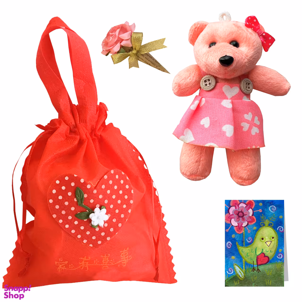 ست هدیه طرح خرس تپلی کد Sora.1 مجموعه 4 عددی