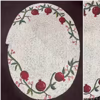 سفره حصیری با نقش انار ویژه  یلدا