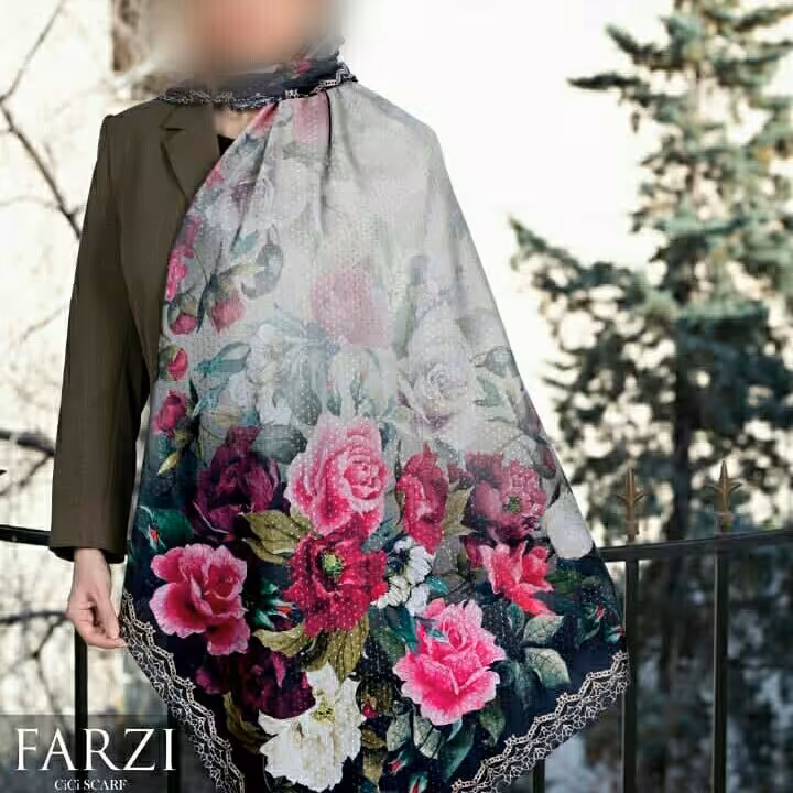 روسری نخی بهاره کد 12