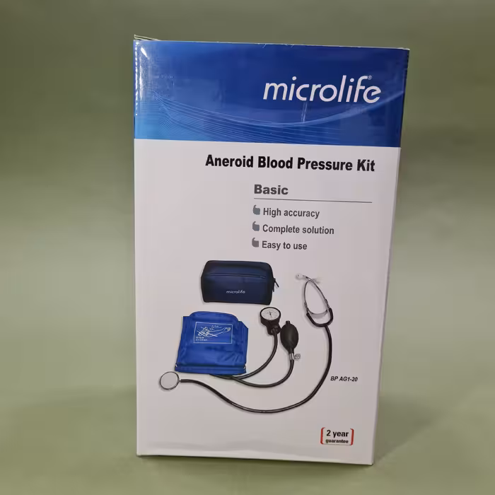 فشارسنج دو شلنگه عقربه ایی  میکرولایف سوئیس با گوشی 