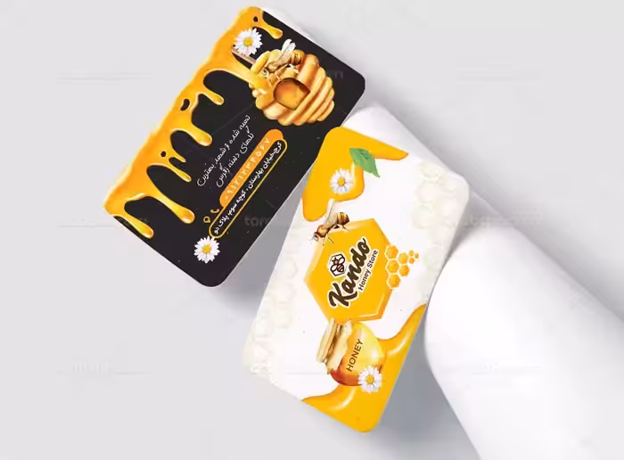 کارت ویزیت فروشگاه عسل | گرافیک با طعم تربچه