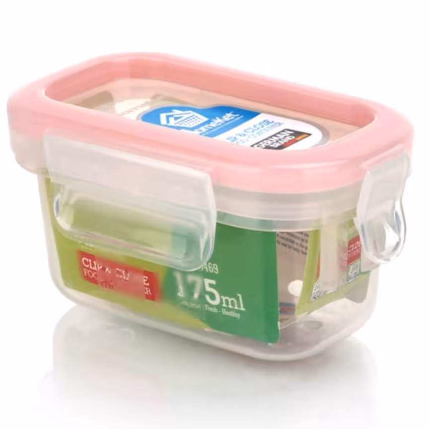 پک دو عددی ظرف 4قفل هومکت سایز نقلی