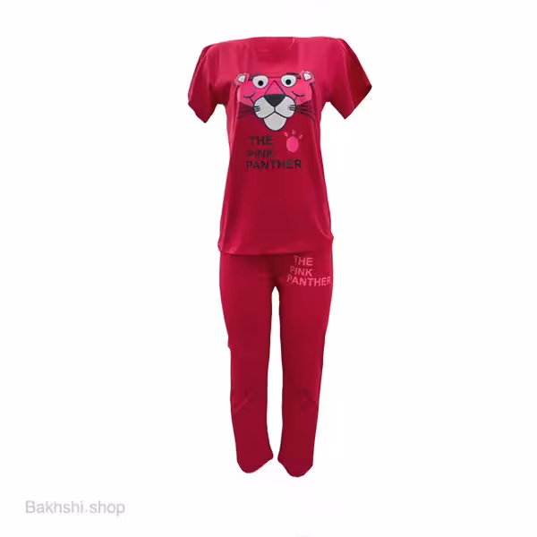 ست تیشرت شلوار کارنیوال – پلنگ صورتی