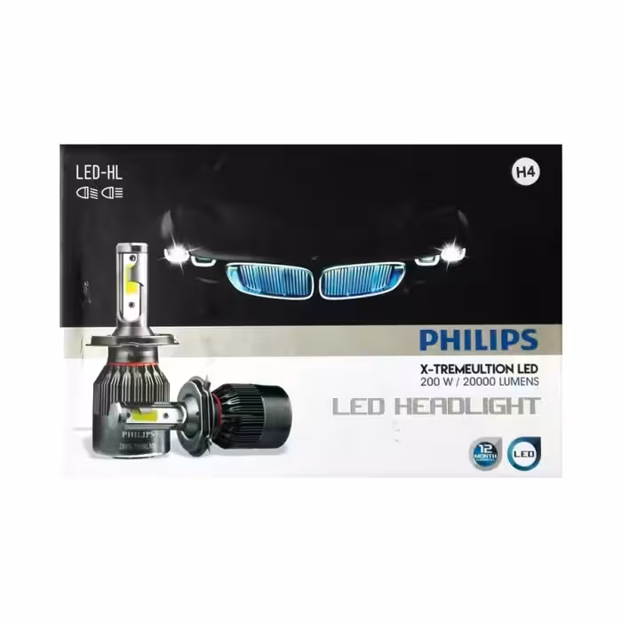 لامپ خودرو هدلایت فیلیپس پایه H4 اورجینال