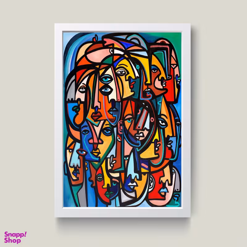 تابلو مدل دکوراتیو چهره در چهره کد G152-16