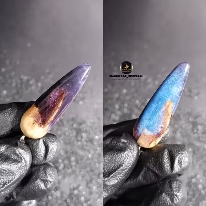 مضراب تار چوب و رزین دوطرفه دستساز(تک نسخه)خاص ترین دست سازه های چوب و رزین (ارسال رایگان)غرفه برتر