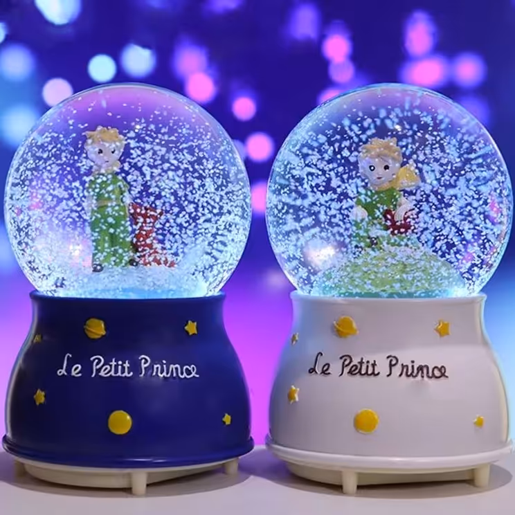 گوی موزیکال - گوی موزیکال شازده کوچولو (چراغ دار ، پمپی ، موزیکال) سایز بزرگ 