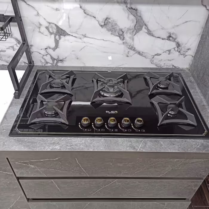 گاز صفحه ای شیشه ای ایتالیایی مدل540 دوال  (ارسال رایگان)