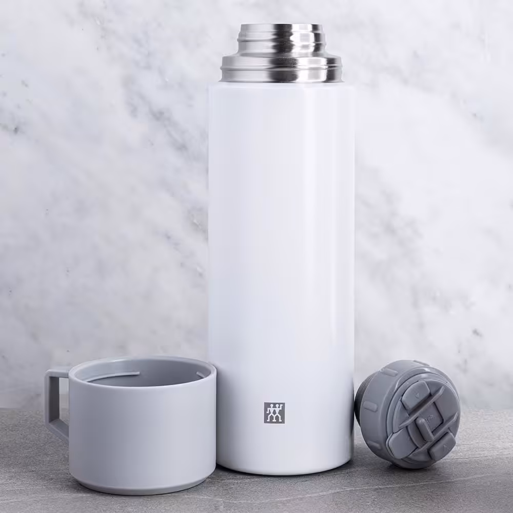 فلاسک 1 لیتری زولینگ قابلیت نگهداری مایعات سرد و گرم رنگ سفید ZWILLING THERMO FLASK 1LITR WHITE