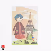 دفتر زبان 60 برگ طرح پاریس سرو