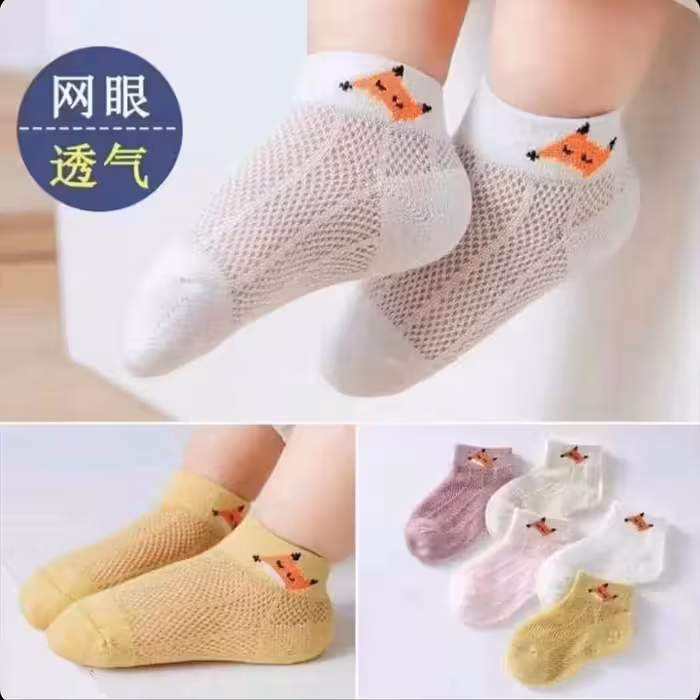 جوراب نخی پسرانه و دخترانه بچه گانه وارداتی 1ساله تا12 ساله