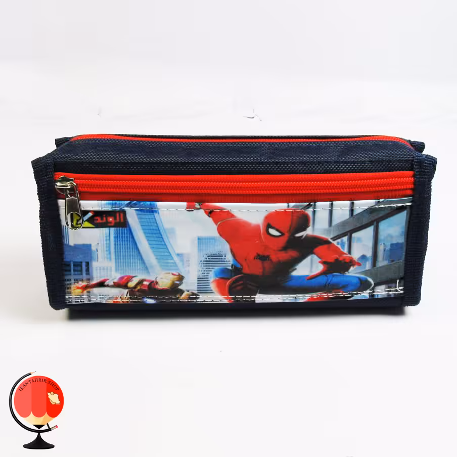 جامدادی پسرانه طرح اسپایدرمن سه زیپ الوند