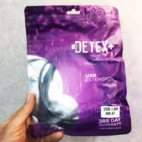 کابل افزایش طول USB 1.5 متری نویز گیردار Detex
