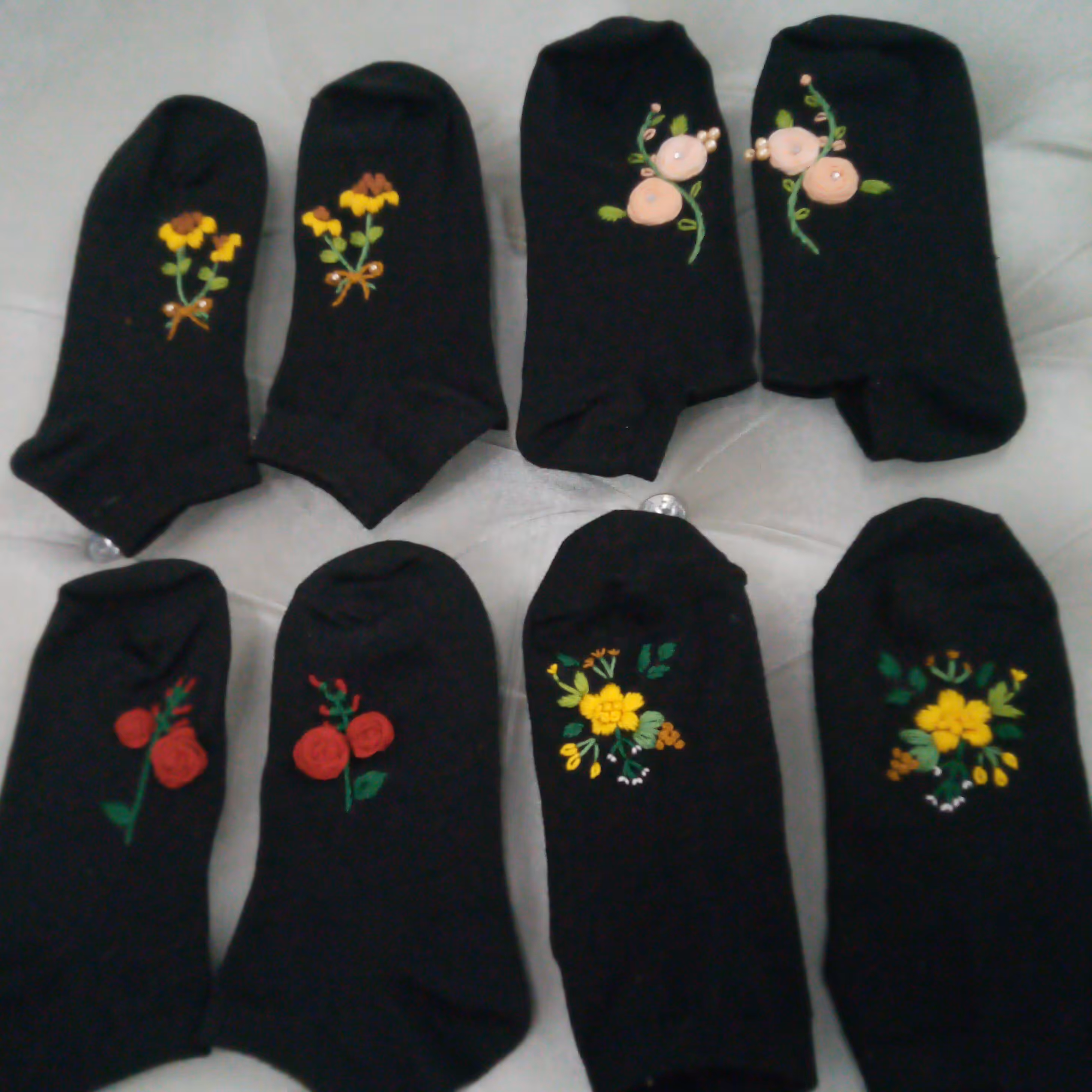 پک 4تایی جوراب گلدوزی