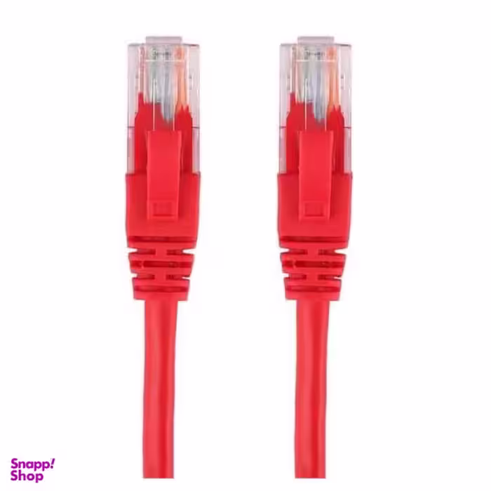 کابل شبکه CAT6 مدل NV2-6 رنگ قرمز