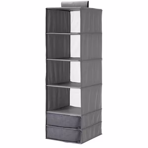 نظم دهنده کمد 6 طبقه 2 کشو آویز