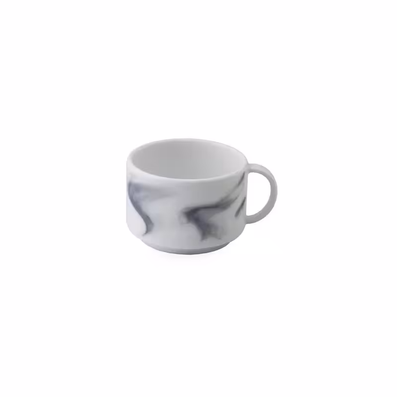 فنجان چای خوری چینی زرین فرم اس بلو استون (سایز 8)