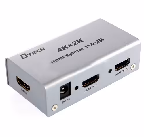 اسپلیتر HDMI 4K دو پورت دی تک مدل دی تی 7142