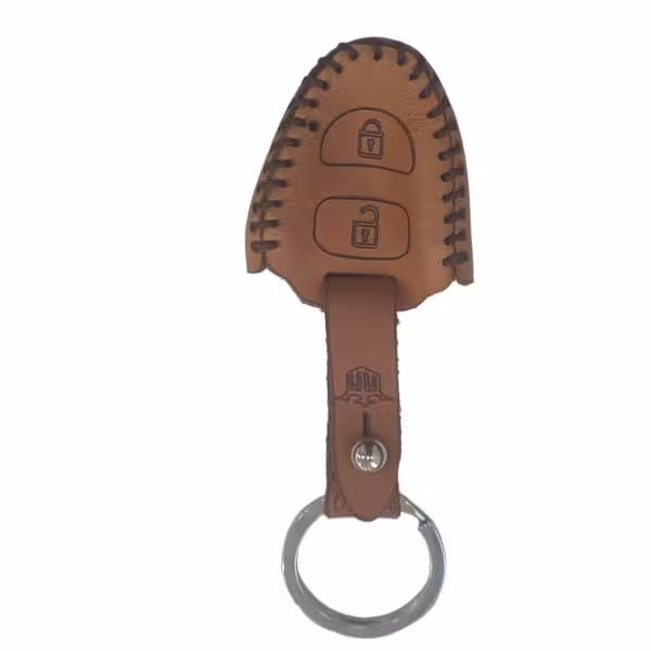 کاور ریموت چرم طبیعی تویوتا کد 03