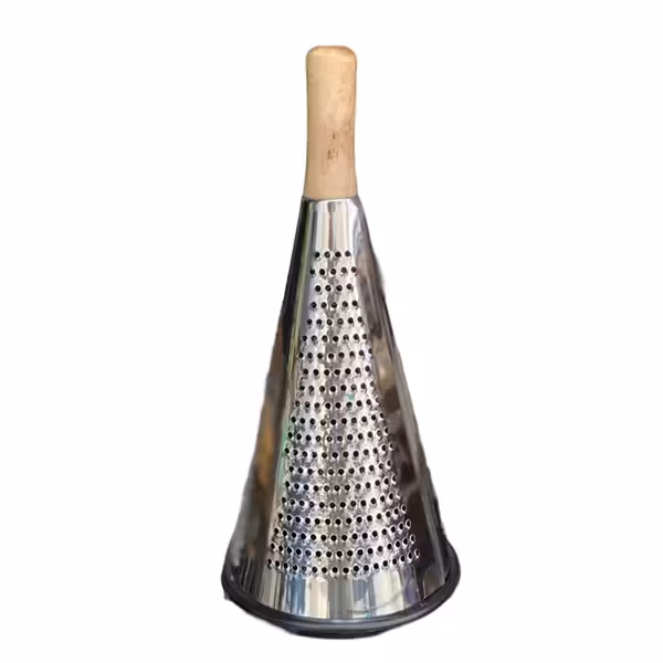 رنده مخروطی دسته چوبی بزرگ