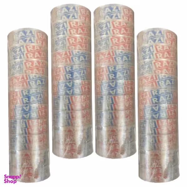 چسب نواری رازی کد 22 عرض 1.8 سانتی متر بسته 40 عددی