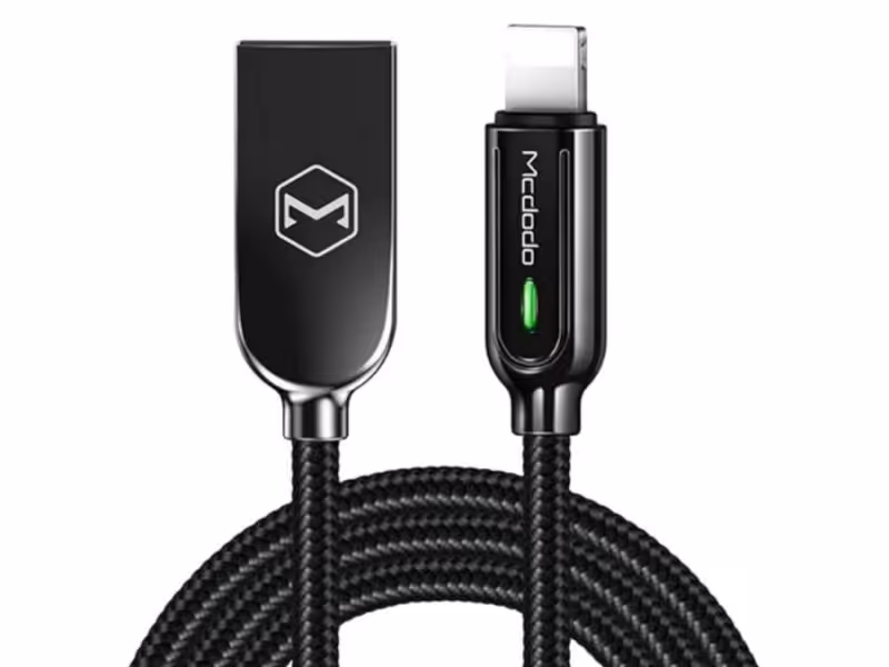 کابل لایتنینگ هوشمند مک دودو Mcdodo Auto Disconnect Lightning Cable 1.2m